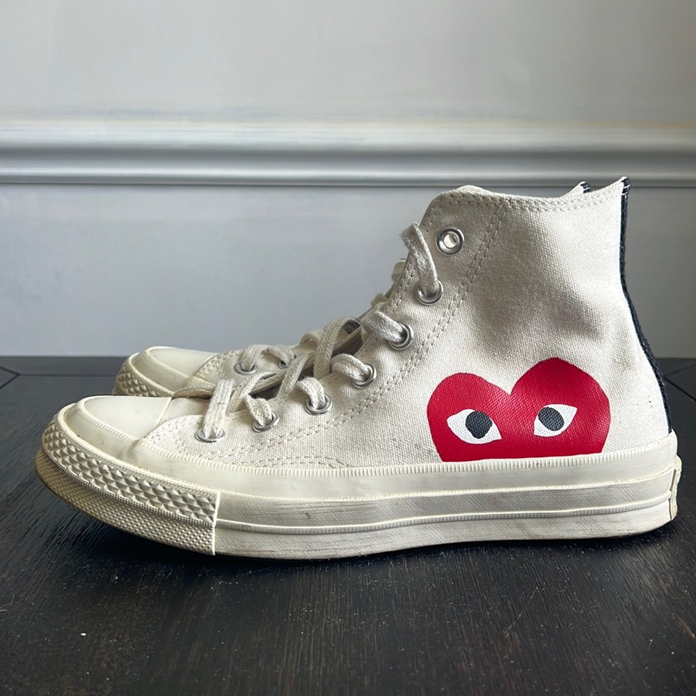 CONVERSE X COMME DES GARCONS PLAY ALL STAR CHUCK '70 HI - WHITE